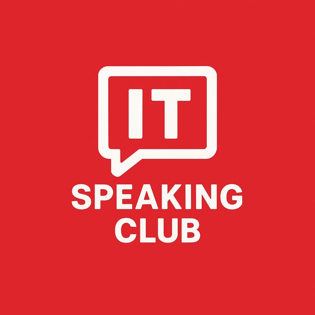 IT Speaking Club logo — a speech bubble with the letters IT